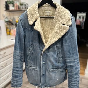 Ralph Lauren Denim & Supply sherpa denim coat